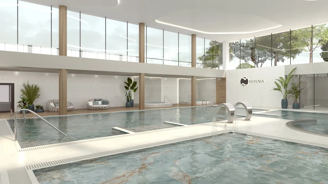 Strefa basenowa i wellness w Resorcie Hevenia